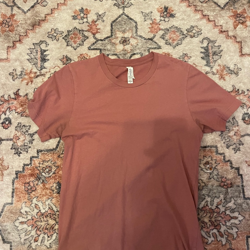 Bella Canvas Pink and Green Short Sleeve Tee